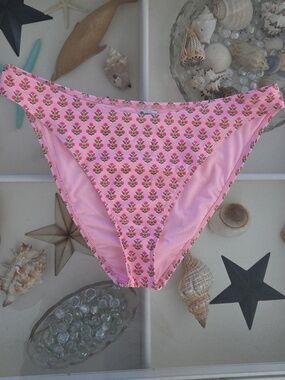Pink Floral Bikini Bottoms